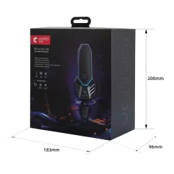 Microfono a condensatore da gioco RGB - cardioide - con supporto - USB