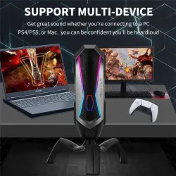 YANMAI T1 Mecha - kondensaattoripelimikrofoni - kardioidi - RGB - USB