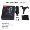 YANMAI T1 Mecha - kondensaattoripelimikrofoni - kardioidi - RGB - USB