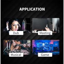 YANMAI T1 Mecha - condenser gaming microphone - cardioid - RGB - USBMicrophones