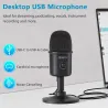 BOYA BY-CM3 - Microphone à condensateur USB - avec enregistrement