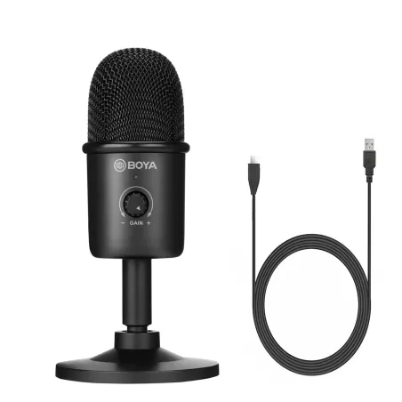 BOYA BY-CM3 - Microphone à condensateur USB - avec enregistrement