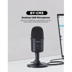 BOYA BY-CM3 - USB-Kondensatormikrofon - mit Aufnahme