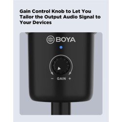BOYA BY-CM3 - USB-Kondensatormikrofon - mit Aufnahme