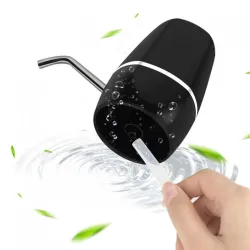 Mini elektrisk vannflaskedispenser - vanntrykkkran - touch-tone - trådløs - USB