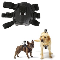 Arnês para cães - alça no peito - suporte para câmeras GoPro Hero
