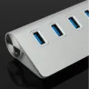 Aluminiumsdeler - USB 3.0 - 7 porter USB - HUB