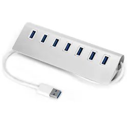 Répartiteur aluminium - USB 3.0 - USB 7 ports - HUB