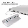 HubDivisor de aluminio - USB 3.0 - USB de 7 puertos - HUB