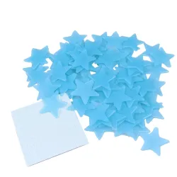 DecoraciónEstrellas que brillan en la oscuridad - pegatinas de pared / techo - 3 cm - 50 piezas
