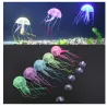 Méduse en silicone - décoration aquarium
