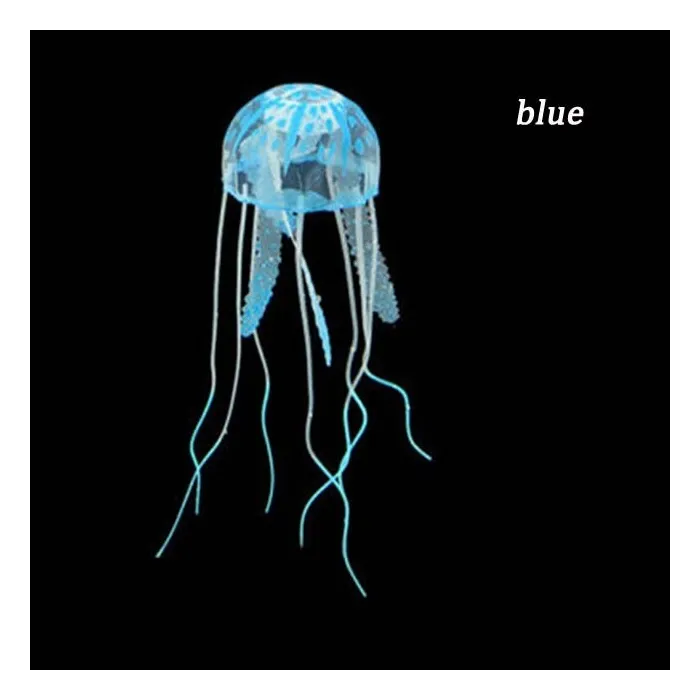 Méduse en silicone - décoration aquarium