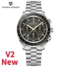 PAGANI DESIGN - edelstalen Quartz horloge - waterdicht - zilver/goudHorloges