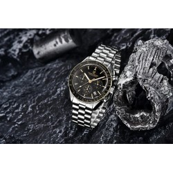 PAGANI DESIGN - relógio de quartzo em aço inoxidável - à prova d'água - prata / ouro