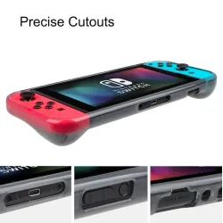 Nintendo SwitchFunda protectora - con 2 protectores de pantalla - para Nintendo Switch Joycon Console