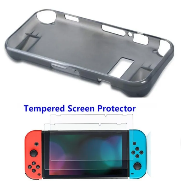 Suojakuori - 2 näytönsuojalla - Nintendo Switch Joycon -konsoliin