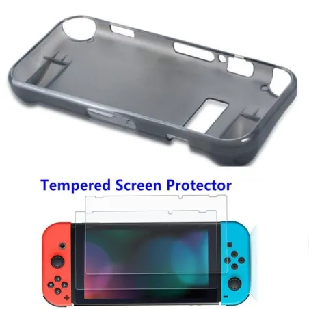 Suojakuori - 2 näytönsuojalla - Nintendo Switch Joycon -konsoliin
