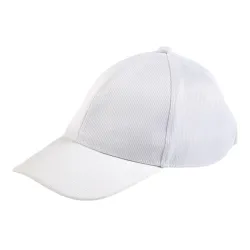 Casquette de baseball - fibre optique - LED - USB - blanc