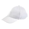 Baseballhette - fiberoptisk - LED - USB - hvit