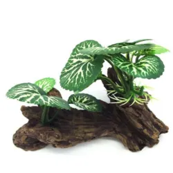 Kunstig skilpadde tre - akvarium dekorasjon