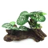 Kunstig skilpadde tre - akvarium dekorasjon