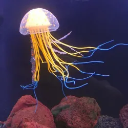 DecoracionesMedusas luminosas de silicona - decoración de acuarios