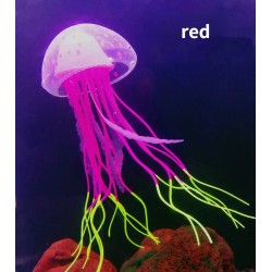 Medusa luminosa in silicone - decorazione dell'acquario