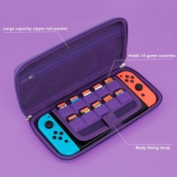 Nintendo SwitchBolsa de almacenamiento de protección dura - para Nintendo Switch / Nintendo Switch Lite - diablo púrpura