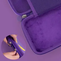 Saco de armazenamento rígido de proteção - para Nintendo Switch / Nintendo Switch Lite - diabo roxo