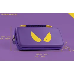 Hard protective storage bag - for Nintendo Switch / Nintendo Switch Lite - purple devilSwitch