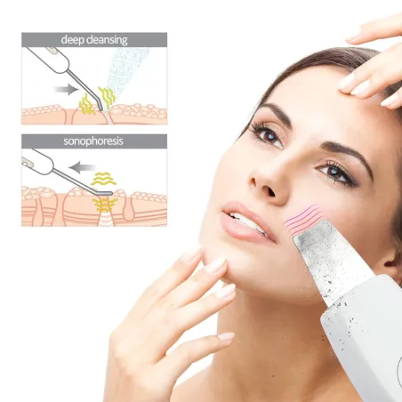 Ultralyd ansiktsrens - massasje - peeling - løfting