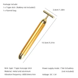 Energizing beauty massager - anti-wrinkle / slimming / firming - face / bodyMassage