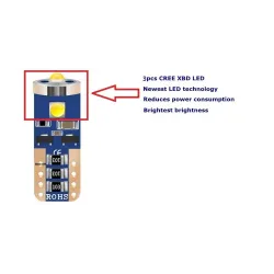 T4W BA9S 363 1895 233 - Cree Chip LED - ampoule de voiture