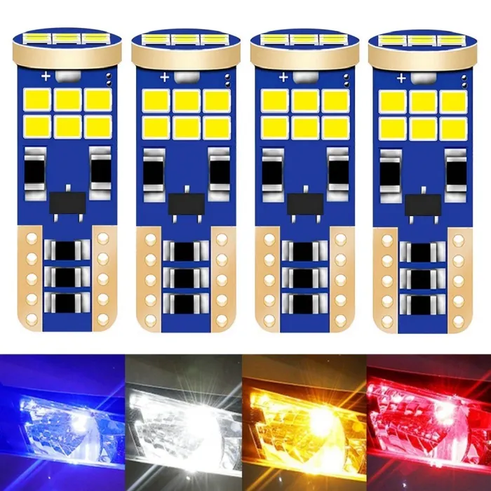T10 W5W WY5W - CREE CHIP LED - lampadina per auto - 4 pezzi