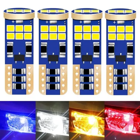 T10 W5W WY5W - CREE CHIP LED - autolamp - 4 stuksT10