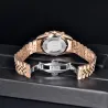BENYAR - elegant Quartz-klokke - kronograf - vanntett - rustfritt stål - gull / svart