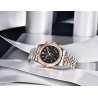 BENYAR - elegante orologio al quarzo - cronografo - impermeabile - acciaio inossidabile - oro/nero