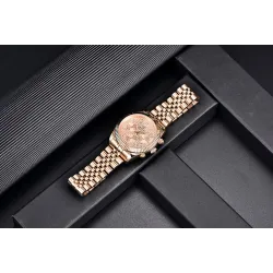 BENYAR - elegante orologio al quarzo - cronografo - impermeabile - acciaio inossidabile - oro
