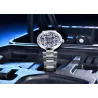 BENYAR - relógio mecânico automático - design oco - aço inoxidável - azul