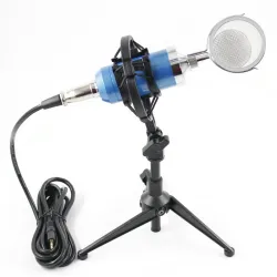 BM8000 - bedrade opnamecondensator - microfoon - shockmount - standaard - 3,5 mm plugMicrofonen