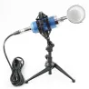 BM8000 - bedrade opnamecondensator - microfoon - shockmount - standaard - 3,5 mm plugMicrofonen