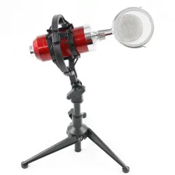 BM8000 - bedrade opnamecondensator - microfoon - shockmount - standaard - 3,5 mm plugMicrofonen