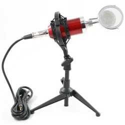 BM8000 - bedrade opnamecondensator - microfoon - shockmount - standaard - 3,5 mm plugMicrofonen