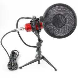 BM8000 - bedrade opnamecondensator - microfoon - shockmount - standaard - 3,5 mm plugMicrofonen
