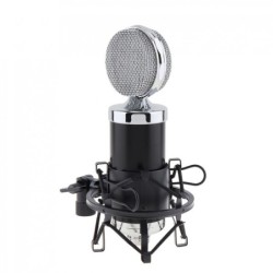 BM 5000 - microfono professionale a condensatore - con controllo del circuito - diaframma placcato oro