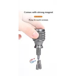 7 in 1 - mini titanium screwdriver - magnetic - S2 alloy steel drill bitScrewdrivers
