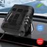 4 i 1 bilvarmer - kjøle- / varmevifte - tørketrommel / demister / defroster - 120W