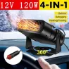 4 in 1 Autoheizung - Kühlung / Heizgebläse - Trockner / Demister / Defroster - 120W