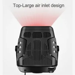Riscaldatore per auto 4 in 1 - ventola di raffreddamento / riscaldamento - asciugatrice / sbrinatore / sbrinatore - 120 W