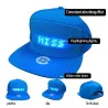 Lysende LED baseball cap - Bluetooth kontrol